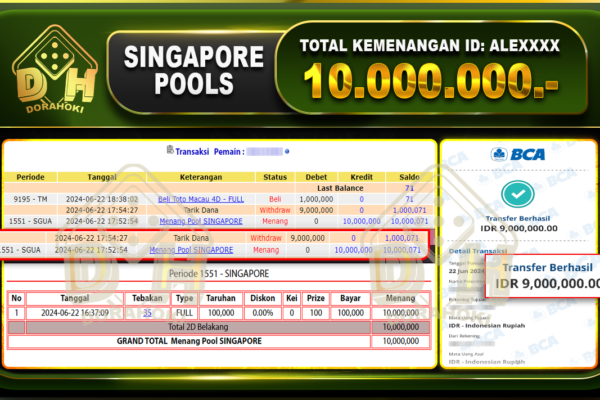 TOGEL SINGAPORE Rp.10.000.000