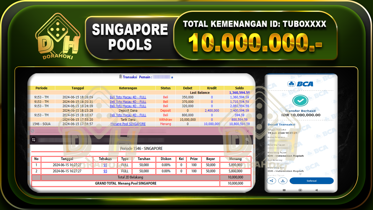 TOGEL SINGAPORE Rp.10.000.000