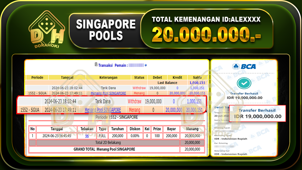 TOGEL SINGAPORE Rp.20.000.000