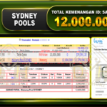 TOGEL SYDNEY Rp.12.000.000