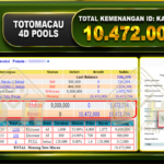 TOGEL TOTOMACAU 4D Rp.10.472.000