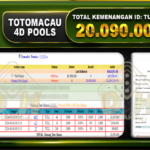 TOGEL TOTOMACAU 4D Rp.20.090.000