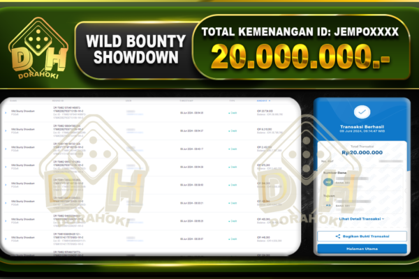 WILD BOUNTY SHOWDOWN Rp.20.000.000