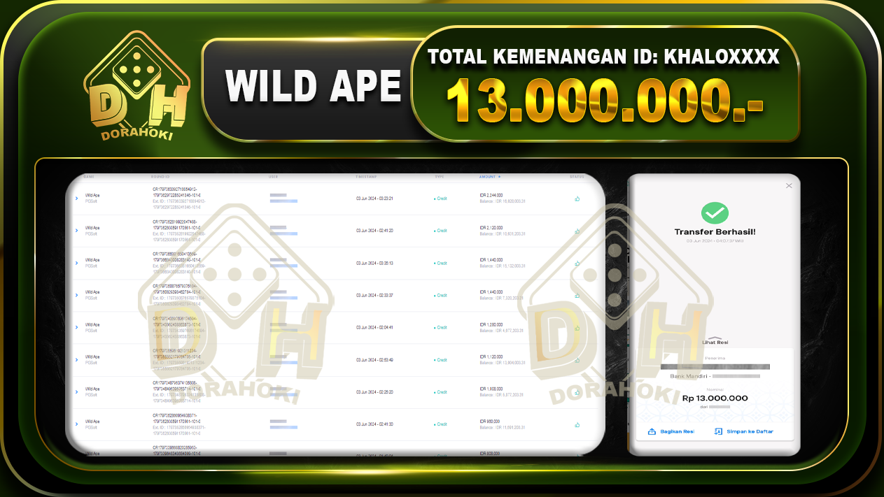 Wild Ape 13.000.000