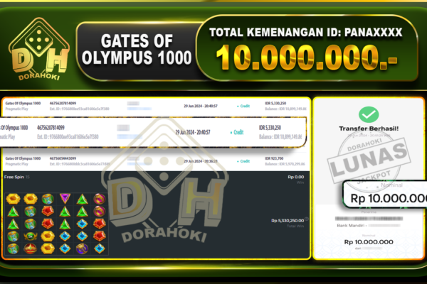 GATES OF OLYMPUS 1000 Rp.10.000.000