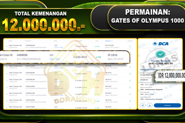 GATES OF OLYMPUS 1000 Rp.12.000.000