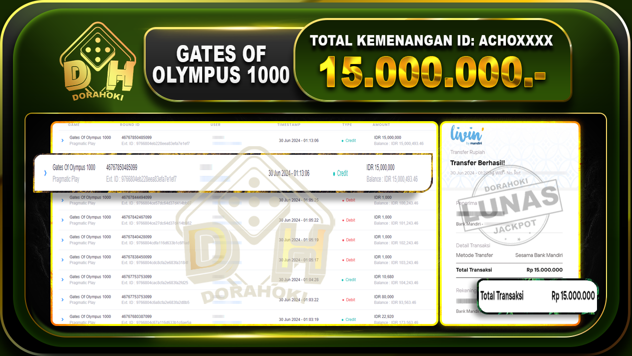 GATES OF OLYMPUS 1000 Rp.15.000.000