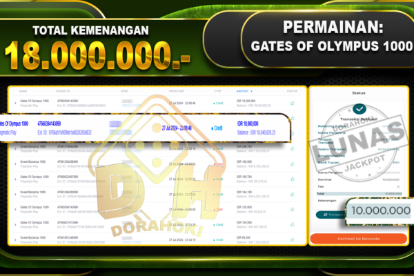 GATES OF OLYMPUS 1000 Rp.18.000.000