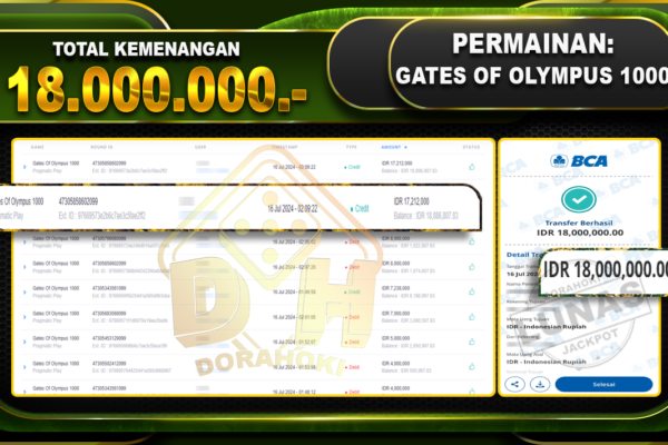 GATES OF OLYMPUS 1000 Rp.18.000.000