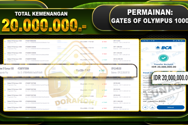 GATES OF OLYMPUS 1000 Rp.20.000.000