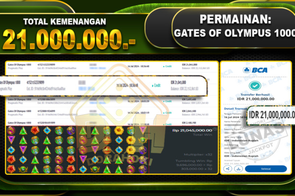 GATES OF OLYMPUS 1000 Rp.21.000.000