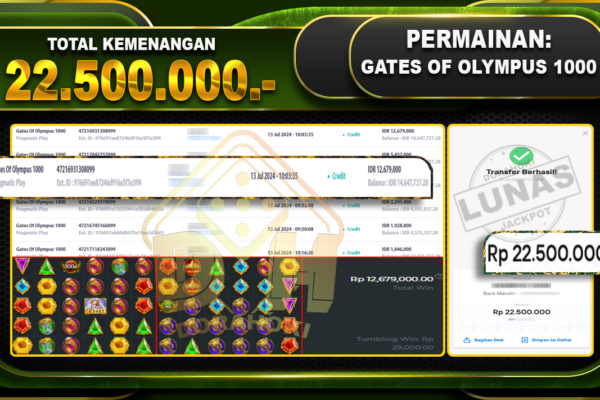 GATES OF OLYMPUS 1000 Rp.22.500.000