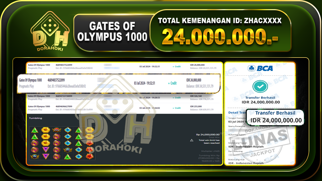 GATES OF OLYMPUS 1000 Rp.24.000.000