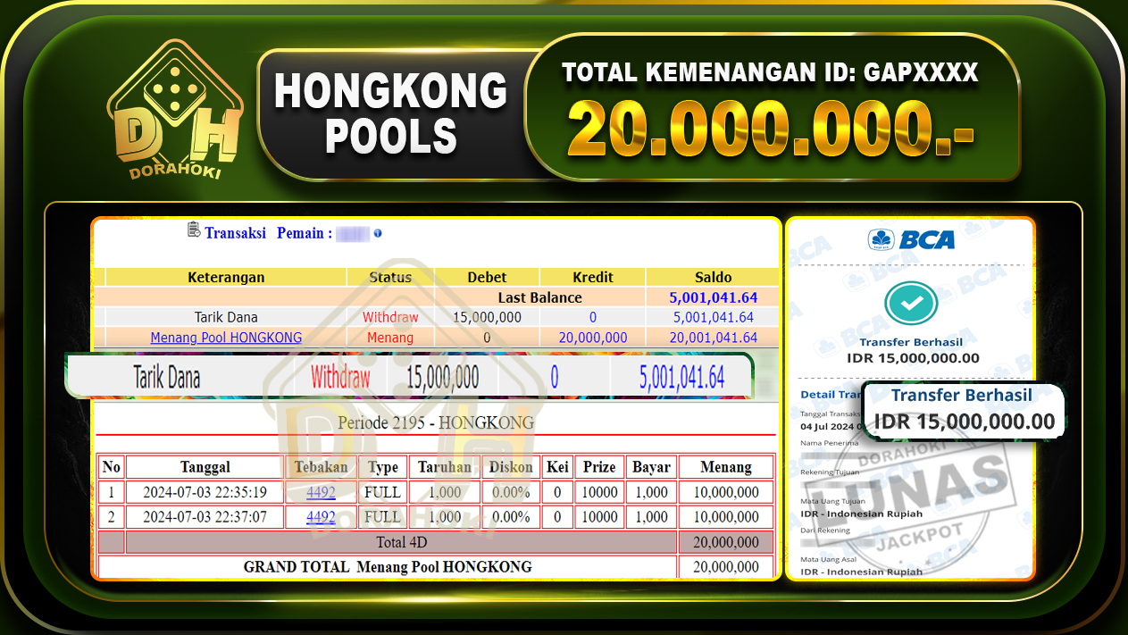 bukti jp hongkong