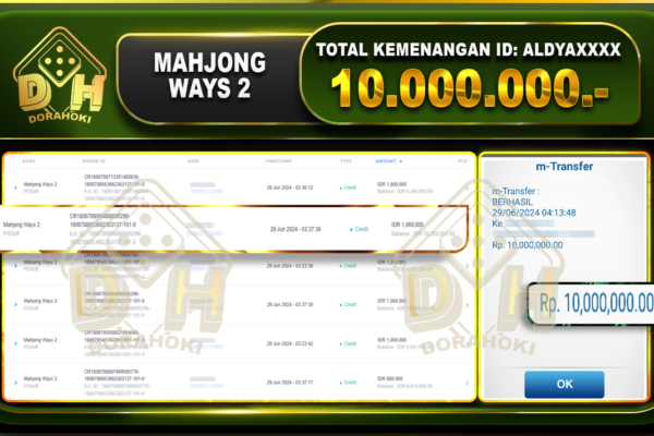 MAHJONG WAYS 2 Rp.10.000.000