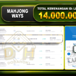 bukti jp MAHJONG WAYS Rp.14.000.000