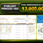 STARLIGHT PRINCESS 1000 Rp.13.000.000