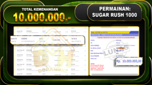 SUGAR RUSH 1000 Rp.10.000.000