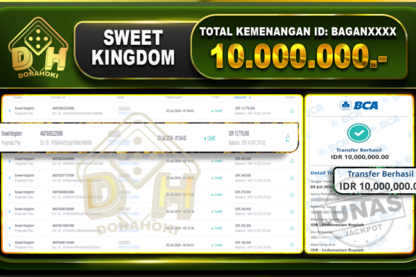 SWEET KINGDOM Rp.10.000.000