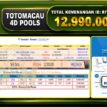 TOGEL TOTOMACAU 4D Rp.12.990.000