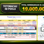 TOGEL TOTOMACAU 4D Rp.19.000.000