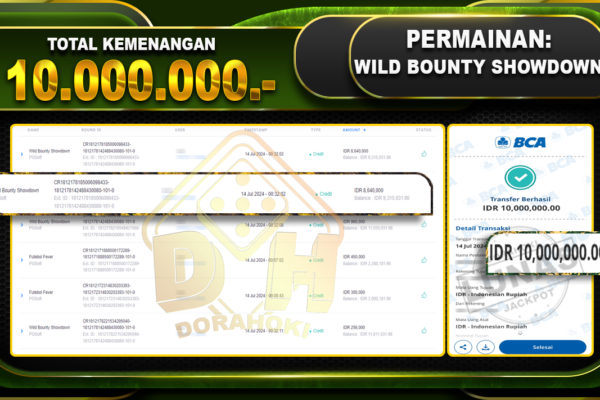 WILD BOUNTY SHOWDOWN Rp.10.000.000