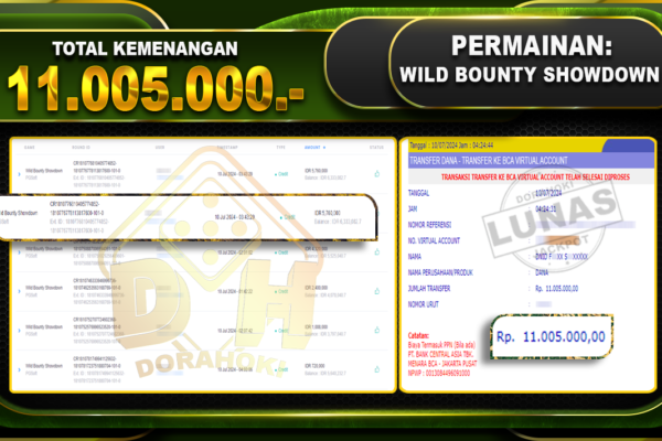 WILD BOUNTY SHOWDOWN Rp.11.005.000