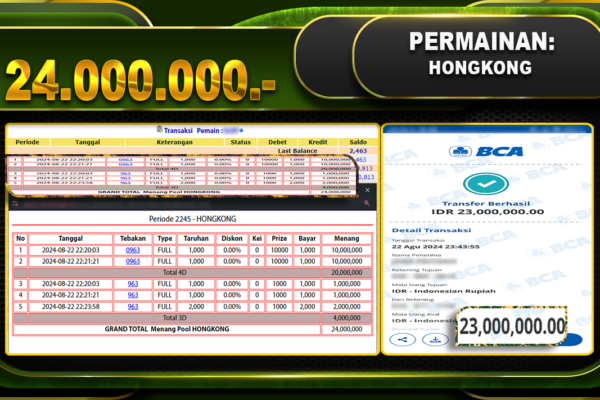 TOGEL HONGKONG Rp24.000.000