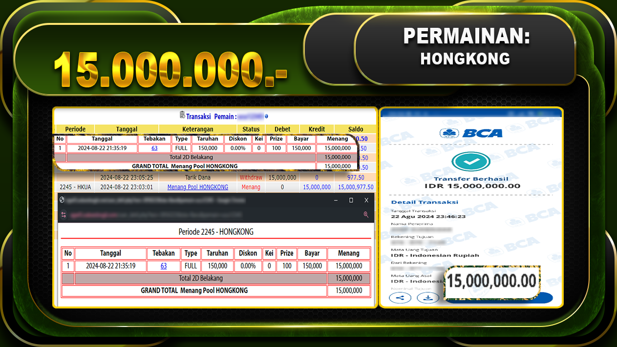 TOGEL HONGKONG Rp15.000.000