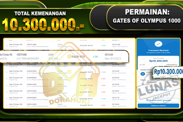 GATES OF OLYMPUS 1000 Rp.10.300.000