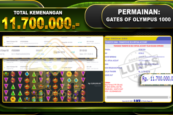 GATES OF OLYMPUS 1000 Rp.11.700.000