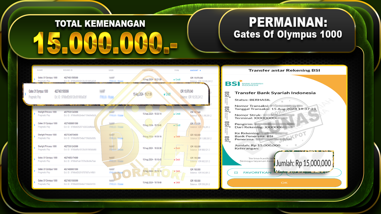 Gates Of Olympus 1000 Rp 15.000.000