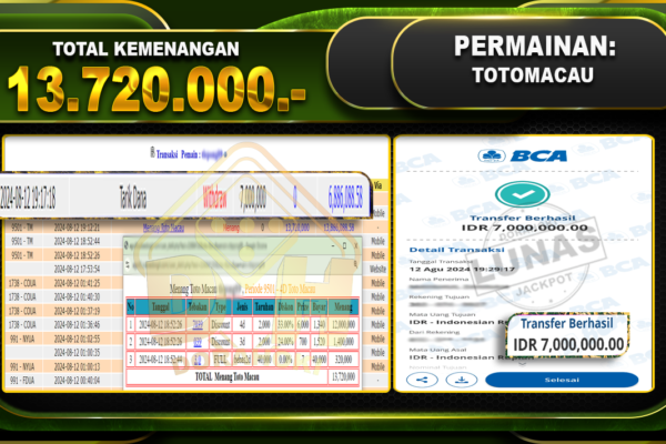 TOTOMACAU 13.720.000