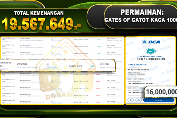 GATES OF GATOT KACA 1000 Rp.19.567.649