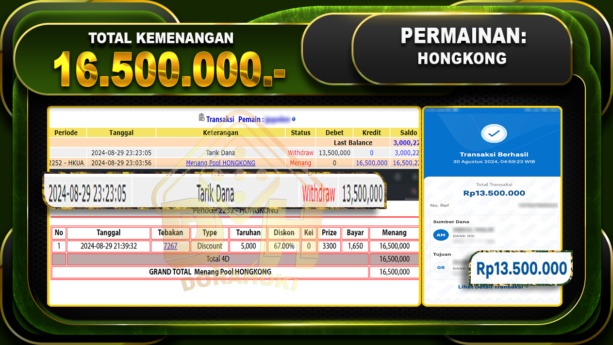 TOGEL HONGKONG Rp16.500.000