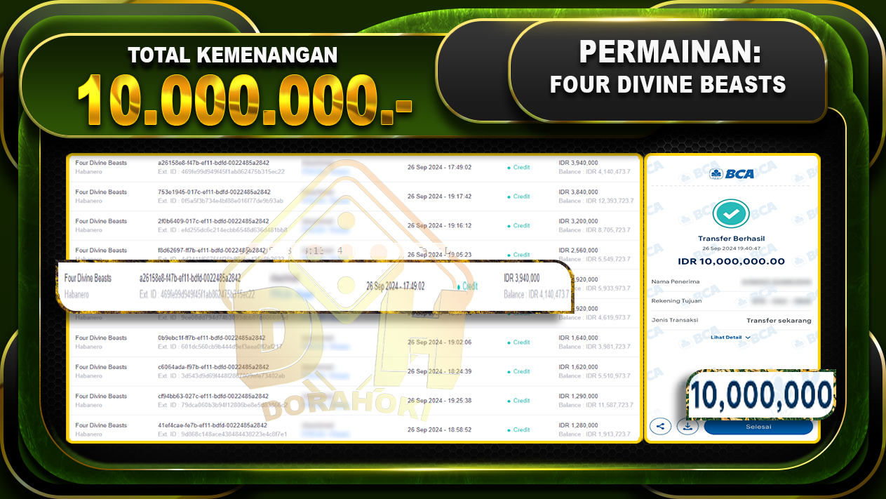 Four Divine Beasts Rp.10.000.000