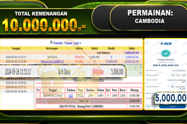 TOGEL CAMBODIA Rp.10.000.000