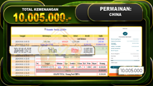 TOGEL CHINA Rp.10.005.000