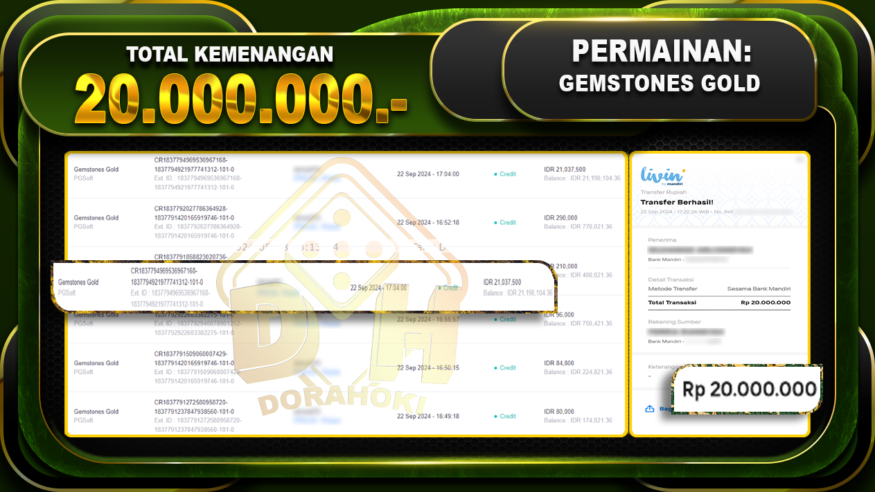 Gemstones Gold Rp.20.000.000