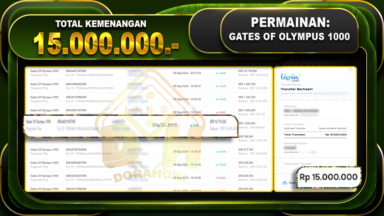 Gates Of Olympus 1000 Rp 15.000.000