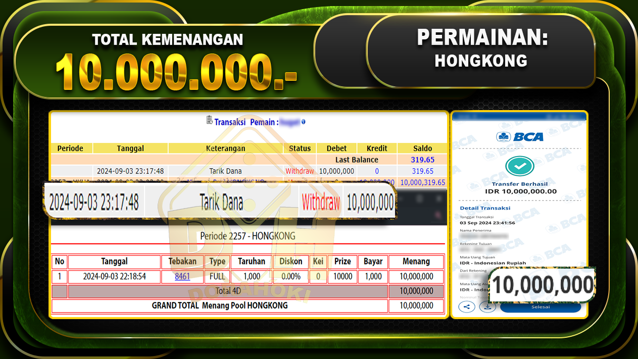 TOGEL HONGKONG Rp 10.000.000