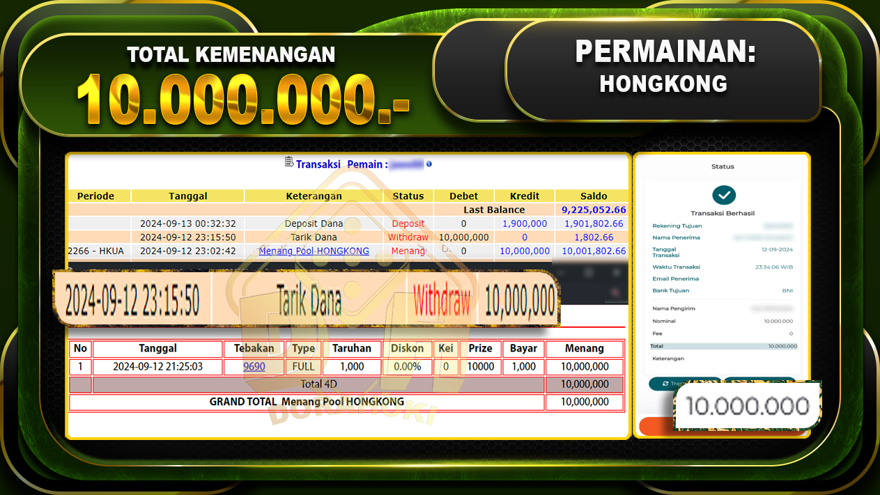 TOGEL HONGKONG Rp.10.000.000