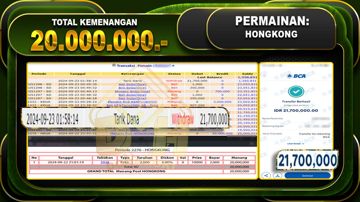 TOGEL HONGKONG Rp.20.000.000