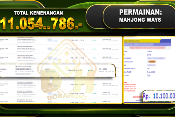 Mahjong Ways Rp. 11.054.786