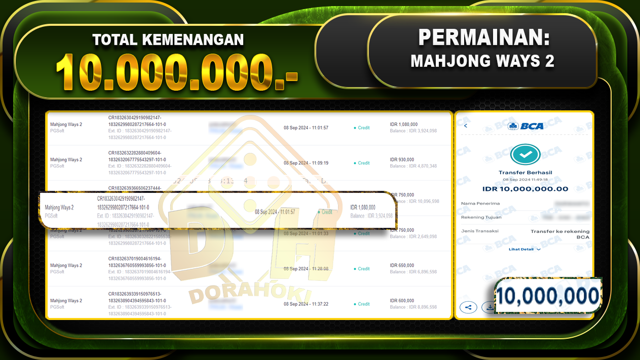 Mahjong Ways 2 Rp.10.000.000