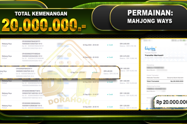 Mahjong Ways Rp 20.000.000