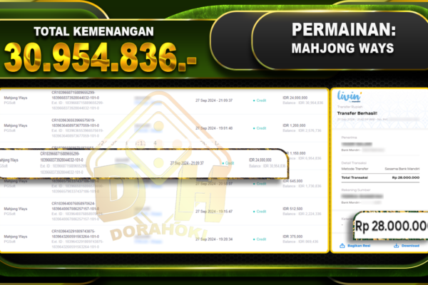 Mahjong Ways Rp.30.954.836