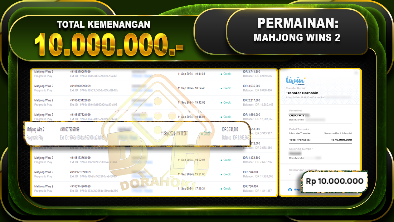 Mahjong Wins 2 Rp 10.000.000