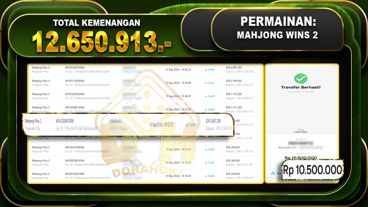 Mahjong Wins 2 Rp 12.650.913