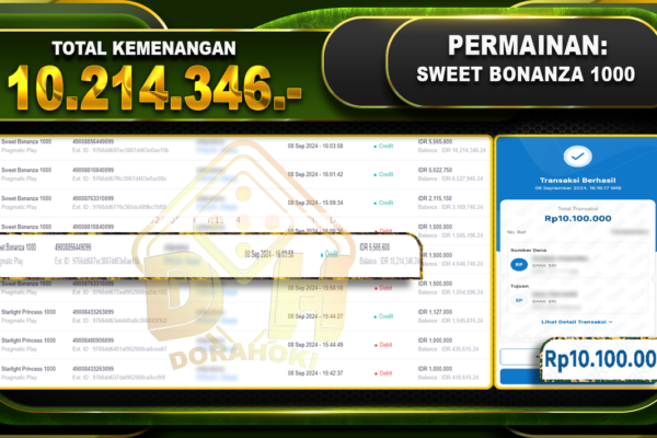 Sweet Bonanza Rp 10.214.346